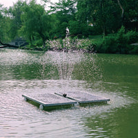 DC18V Solar Floating Fountain Pump for Outdoor Pond Landscape