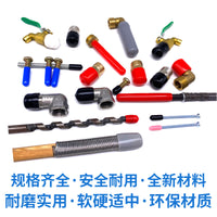 PVC Protection Cap Transparent Silicone Cover Plastic Sleeve Black Soft Rubber Cap External Thread Pipe Cover Rubber Protective Sleeve