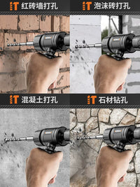 Electric Drill to Rotary Hammer Converter for Concrete and Masonry