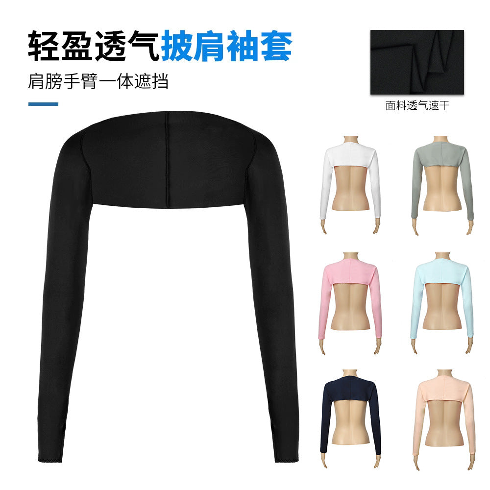 Unisex Cycling Arm Sleeves UV Protection Cooling Ice Silk Sun Sleeves