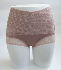 Postpartum High-Waist Lace Tummy Control Shaper Panties for Women