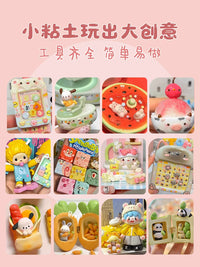Air Dry Clay DIY Kit for Kids, Non-Toxic Modeling Clay Set with Tools and Accessories, No-Bake Craft for Sculpting and Art Projects