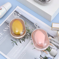 Beauty Sponge and Storage Case Set - Wet and Dry Use Makeup Blender with Space Capsule Holder