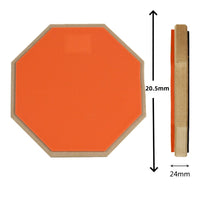 Silent 8-inch Rubber Practice Drum Pad for Beginners
