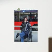 Autumn/Winter Korean Style Coat Outfit Poster for Clothing Stores