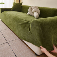 Chenille Herringbone Stretch Sofa Cover All-inclusive Universal Slipcover for 1-5 Seater Sofas