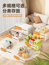 Starryore Clear Desktop Storage Box for Toys, Snacks, and Wardrobe Organization