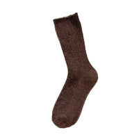 Women's Merino Wool Thermal Socks - Mid-Calf, Thickened, Plush Lined for Winter Warmth