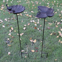 Vintage Cast Iron Bird Feeder Garden Ornament