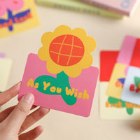 3D Pop-Up Flower Greeting Cards for Kids' Day, Teacher's Day, Birthdays, and Special Occasions