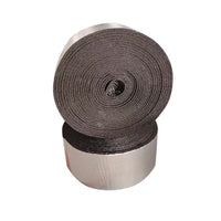 Self-Adhesive Aluminum Foil Rubber Foam Insulation Tape for Pipes, Sunrooms, and Automotive Soundproofing