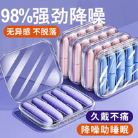 Super Soundproof Silicone Earplugs for Sleep and Noise Reduction