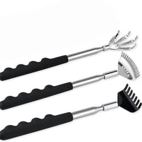 Stainless Steel Head Massager and Back Scratcher Combo