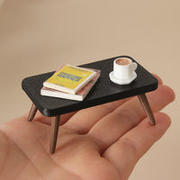 Dollhouse Miniature Coffee Table Model for Sofa Scene Decor