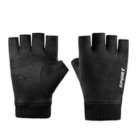 Men's Suede Fleece Lined Touchscreen Gloves for Winter Outdoor Activities