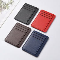 Fashionable Lychee Pattern Multi-Card Slot Wallet with Coin Purse