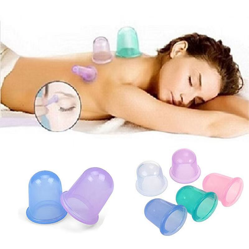 Silicone Cupping Therapy Set for Face and Body - Vacuum Suction Cups for Massage, Scraping, and Meridian Health
