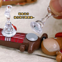 Cute Dachshund Magnetic Nail Practice Holder with 5 Clear Tips for Beginners