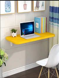 Wall-Mounted Foldable Drop-Leaf Table for Small Spaces, No-Drill Installation, Ideal for Kitchen, Study, or Dining