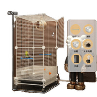 Large Pet Bird Cage Parrot Cage Home Use Cockatiel Peony Tiger Skin Small Sun Special New Anti-Splash Luxury