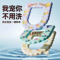 Waterproof EVA Toilet Seat Cushion, All-Season Washable Adhesive Toilet Seat Cover