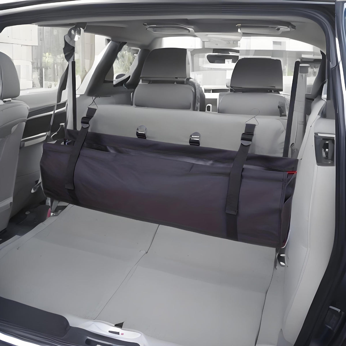 Car Trunk Organizer Bag for SUV and MPV Hatchbacks, No-Drill Storage Solution