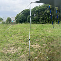 Telescopic Aluminum Tent Pole for Outdoor Camping Tarp and Awning Support
