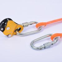 Outdoor Rock Climbing Lanyard Mobile Rope Grabber Fall Arrester Safety Device