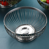 Stainless Steel Fruit Basket with Drainage for Outdoor Gatherings and Snacks