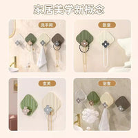 Luxury Self-Adhesive Wall Hooks for Entryway, Bathroom, and Kitchen - Punch-Free Coat and Key Hangers
