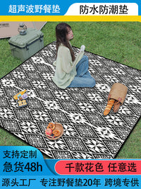 Waterproof Foldable Picnic Blanket for Outdoor Camping and Beach, Machine Washable