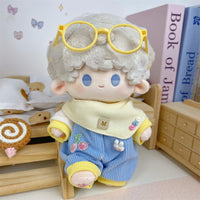 Cotton Doll Jumpsuit Outfit for 10cm/20cm Plush Dolls