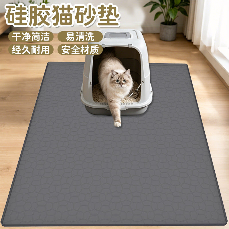 Waterproof Silicone Pet Mat for Dogs and Cats - Absorbent and Non-Slip Crate Liner
