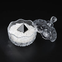 Natural Crystal Demagnetizing Bowl with Raw Stones for Jewelry Purification and Storage