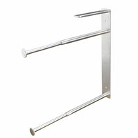 Retractable Wall-Mounted Bathroom Laundry Rack with Storage