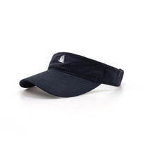 Embroidered Sailboat Topless Visor Hat for Men and Women, Breathable Adjustable Sun Protection for Outdoor Sports