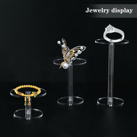 Acrylic Round Display Stand for Cosmetics, Perfumes, Jewelry, Watches, and Collectibles