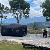 Inflatable Space Capsule Tent for Outdoor Camping, Lightweight, Portable, Thickened, Rainproof, Quick Setup