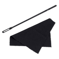 Flute Cleaning Rod and Cloth Set for Wind Instruments