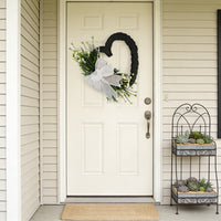 Lavender Heart Wreath for Valentine's Day and Spring Decor