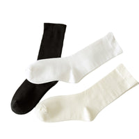 Women's Boneless Mid-Calf Cotton Socks - Soft, Breathable, Loose-Fit