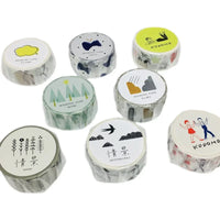 Japanese Mizushima x Masco Washi Tape - Little People & Nature Scenes