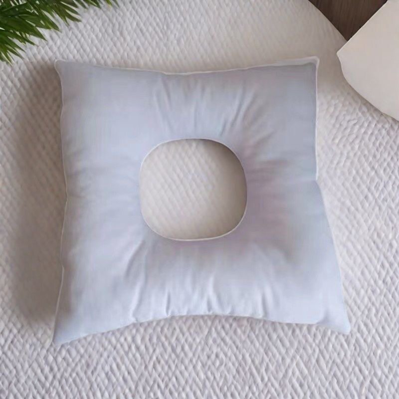 Beauty Salon Face Rest Pillow with Hole for Side Sleepers and Skin Management
