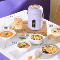 Mini Multifunctional Electric Stew Pot for Home Use, Portable Porridge Cooker and Soup Maker