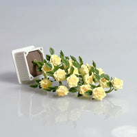 Miniature Climbing Rose Dollhouse Plant Decoration