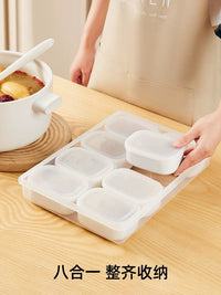 Baby Food Freezer Tray with Lid, Silicone Soup Cube Mold for Purees, Meat, and Broth, Reusable Storage Container for Infants