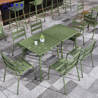 Outdoor Patio Dining Set for Cafe Bistro Balcony Garden
