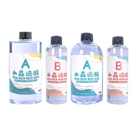 High Transparency 3:1 Epoxy Resin AB Glue Kit for DIY Crafts and Jewelry, 1kg
