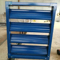 Galvanized Steel Louvered Shutters for Outdoor Privacy and Sun Protection