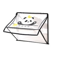 Cartoon Transparent Wall-Mounted Storage Bag for Bathroom Clothes